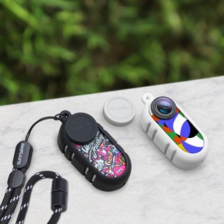 Sunnylife cho Insta360 GO 3 tản nhiệt Silicone Case Ngón tay cái Camera Sticker Lens Case Bảo vệ dây đeo