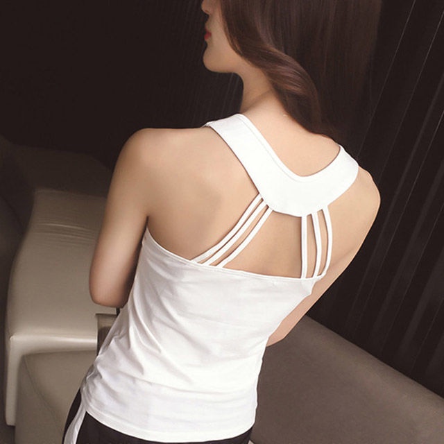 Áo Thun Không Tay Dáng Ôm Hở Lưng Quyến Rũ Dành Cho Nữ