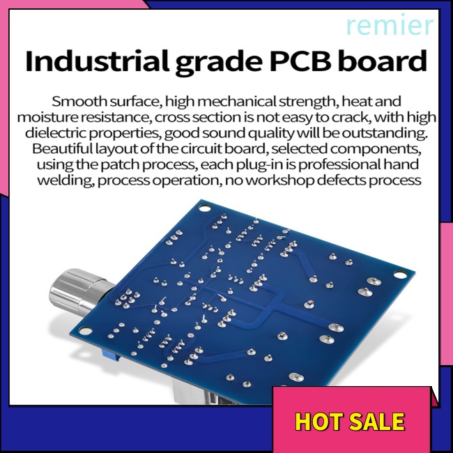 Bảng Mạch Khuếch Đại Âm Thanh tip41c tip42c xh-a851 15w * 2 Chuyên Dụng Cho Loa Gia Đình