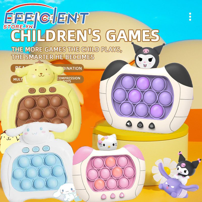 Đồ chơi giáo dục Máy trò chơi đẩy tốc độ điện tử Pop It Game Console Máy trò chơi giải đố giải nén mới Máy tập trung rèn luyện trẻ em Whack-a-mole hiệu quả.store vn