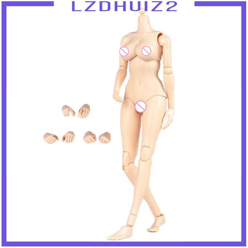 Mô Hình Cơ Thể Búp Bê Nữ Màu Trắng / Lúa Mì 27cm Tỉ Lệ 1: 6