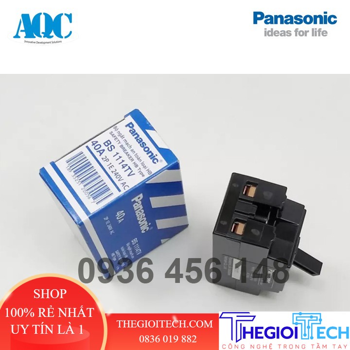 Cầu dao an toàn Panasonics 15, 20, 30, 40A