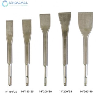 [ISHOWMAL-VN]Chisel Bit For Electric Hammer Hand Tools Impact Drill Bit Round Shank-New In 9-