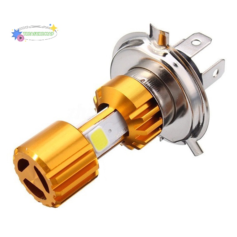 Bóng Đèn Pha led 3 cob h4 10w 500lm heyuanlong333 Cho Xe Mô Tô