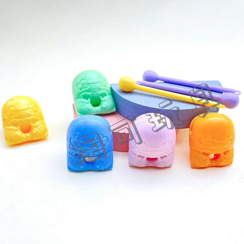 Đồ Chơi Cá Gỗ macaron Màu Sắc Ấn Tượng