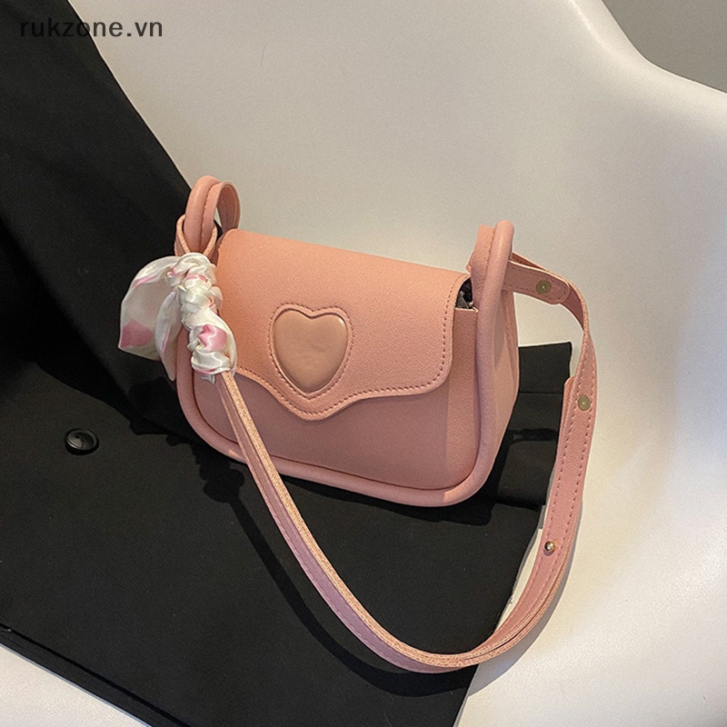Túi xách đeo vai hình trái tim Túi Xách Nữ Đeo Chéo Thời Trang Hàn túi đeo chéo túi đeo nữ