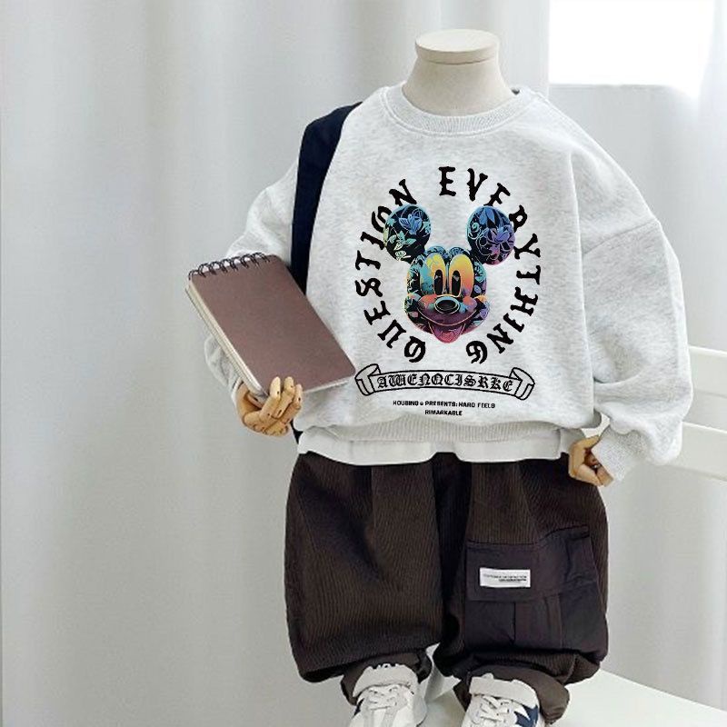 Áo Thun cotton Mỏng Tay Dài Dáng Rộng Thời Trang Phong Cách Hàn Quốc