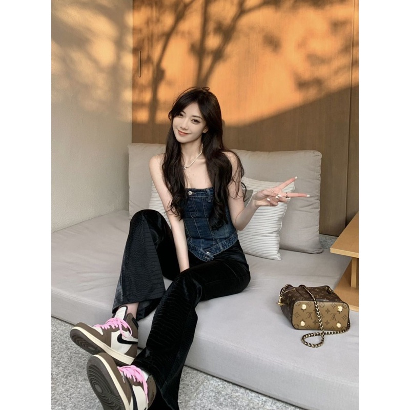 NEW ARRIVAL ÁO QUÂY BÒ DEMIN SANG CHẢNH QCCC