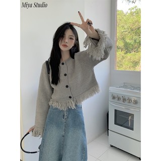  Áo cardigan phong cách vintage WMY2392STQ 38Z230921 