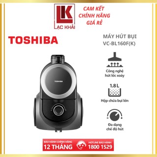 Máy hút bụi toshiba vc-bl160f - màu đen - công suất 1600w - hàng chính hãng bảo hành 12 tháng chất lượng nhật bản