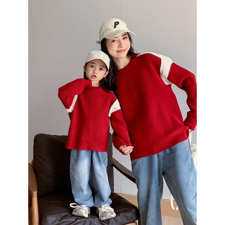 Áo sweater Phong Cách Giáng Sinh Thời Trang 2023 Cho Mẹ Và Bé