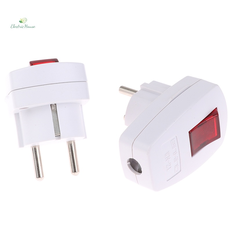 1 Cái Phích Cắm Điện Loại f Của Đức Có Công Tắc Đèn led Chỉ Báo Có Thể Tháo Rời M I