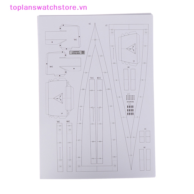 Toplanswatchstore Mô Hình Tàu titanic 3d Bằng Giấy Tỉ Lệ 1: 400