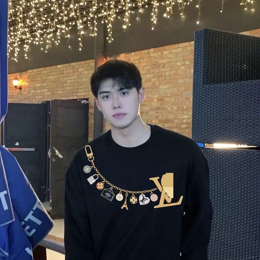 Áo Nỉ Tay Dài Cổ Tròn In Họa Tiết graffiti Mẫu Mới 2023 Thời Trang Thu Đông Cho Nam Và Nữ