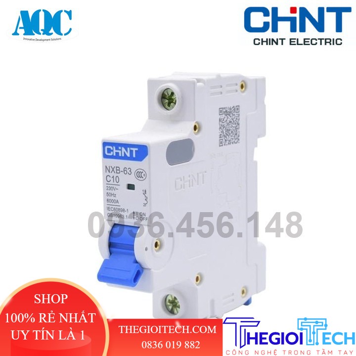 Aptomat 1 pha - 10A - 125A Chint - 125A