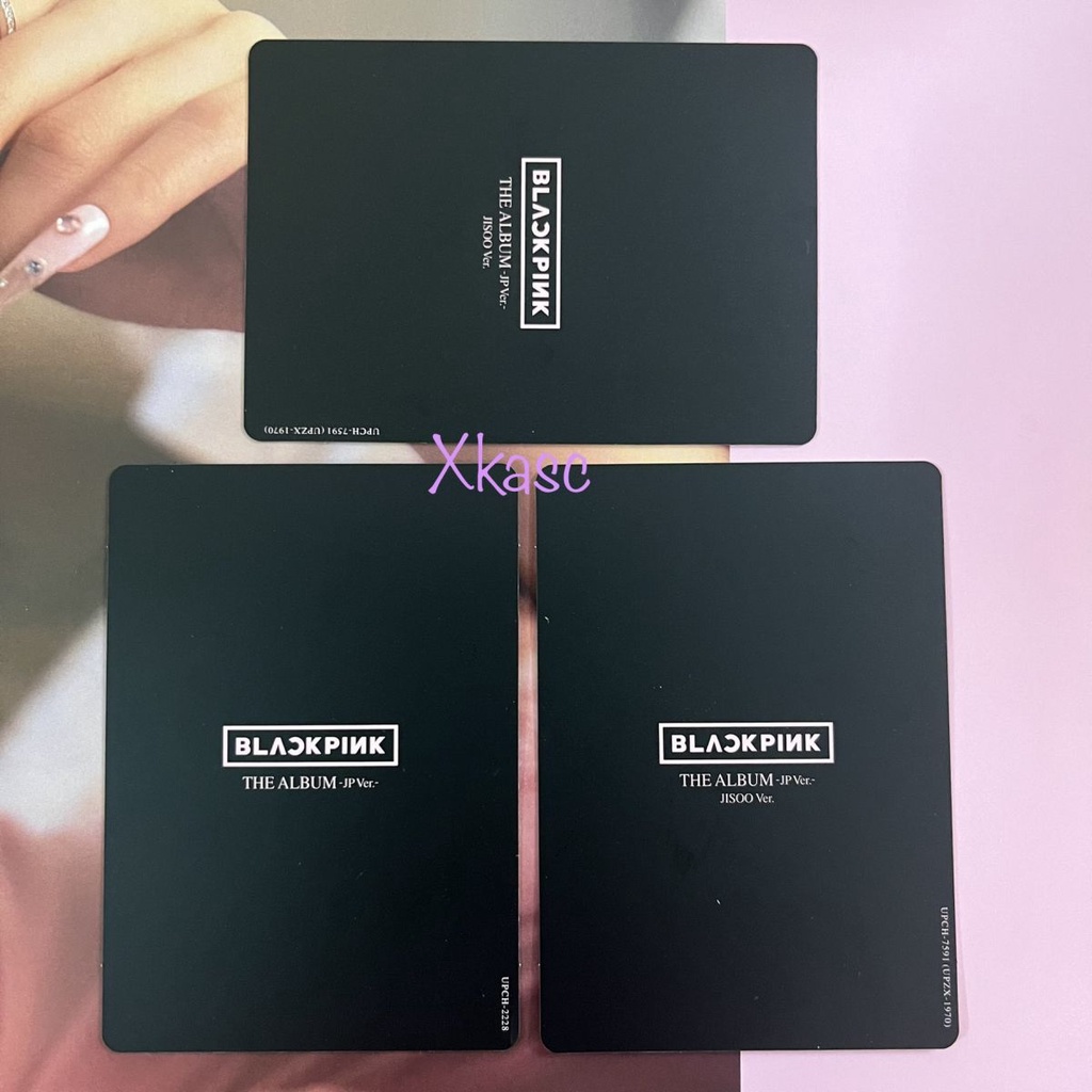 Thẻ Ảnh In Hình Nhóm Nhạc blackpink Nhật Bản