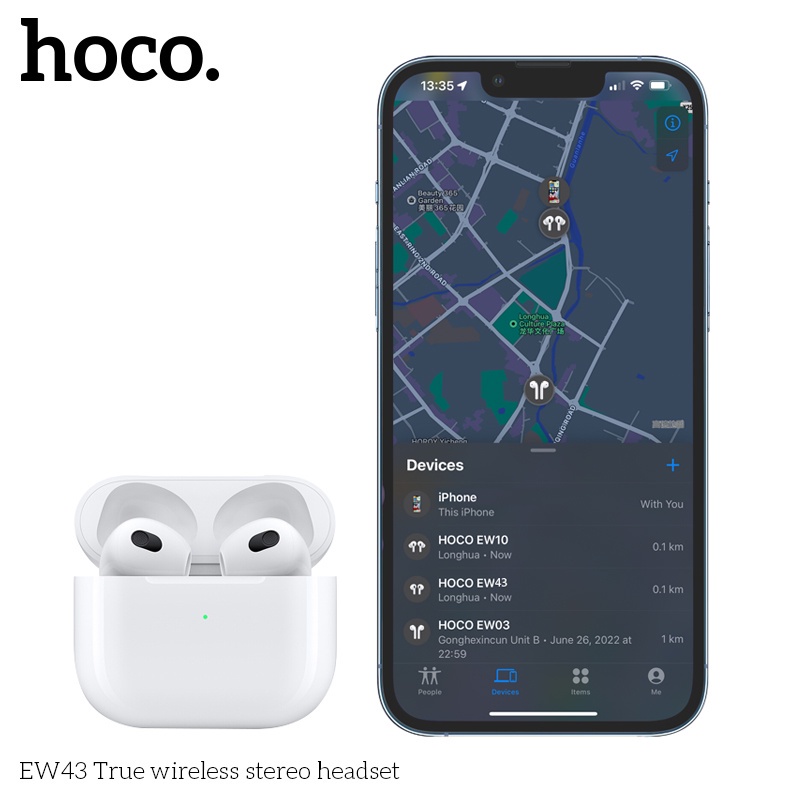 Tai nghe không dây Hoco EW43 True Wireless tích hợp micro dành cho Android và điện thoại - Chính hãng