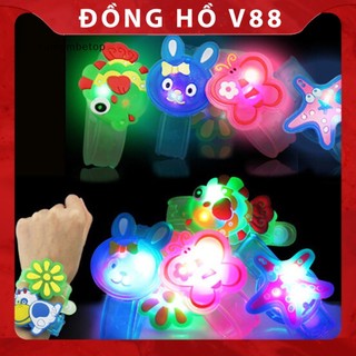 Đồng hồ đeo tay đèn pin dễ thương cho bé - đồng hồ v88