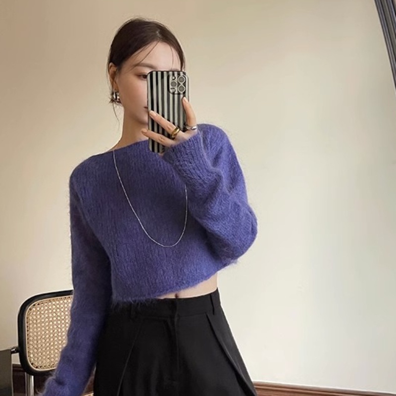 Áo len nữ Áo Len Dài Tay Thiết Kế Mới Thời Trang Dành Cho Mùa Thu Đông áo len croptop