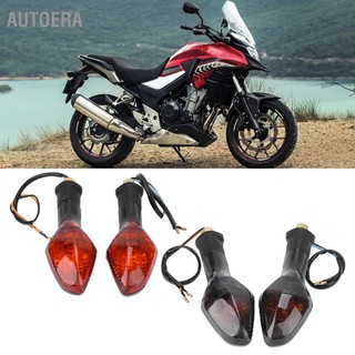 Autoera 2 chiếc xe máy led tín hiệu đèn báo phía trước blinker thay thế cho cb500x cb1300 nc700 2013‑2020