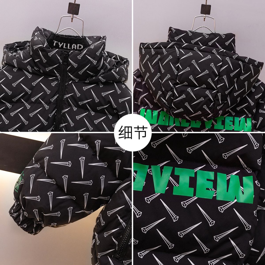 Áo Khoác Đệm cotton Dày Dặn Thời Trang Mùa Đông Cho Bé Trai