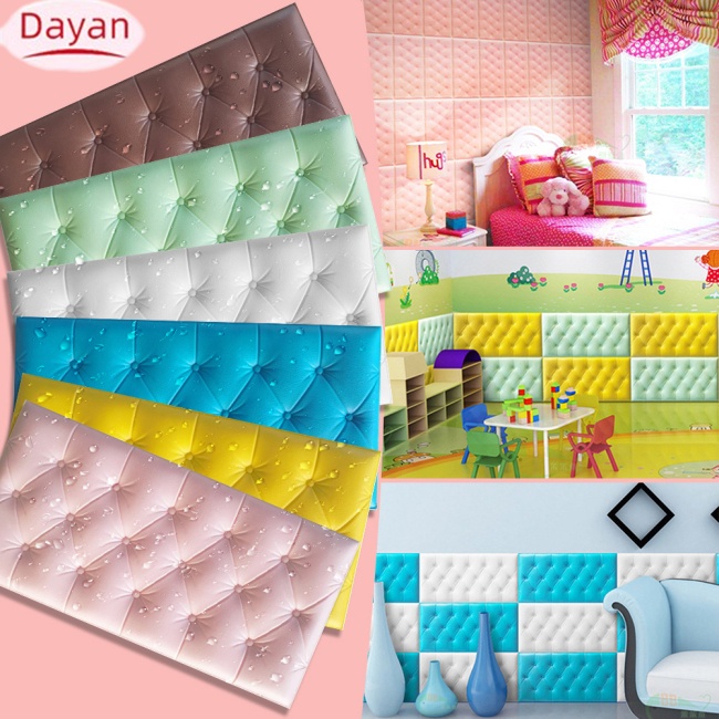 Miếng Dán Tường 3d Bằng Xốp Chống Nước Tự Dính Trang Trí Nhà Cửa