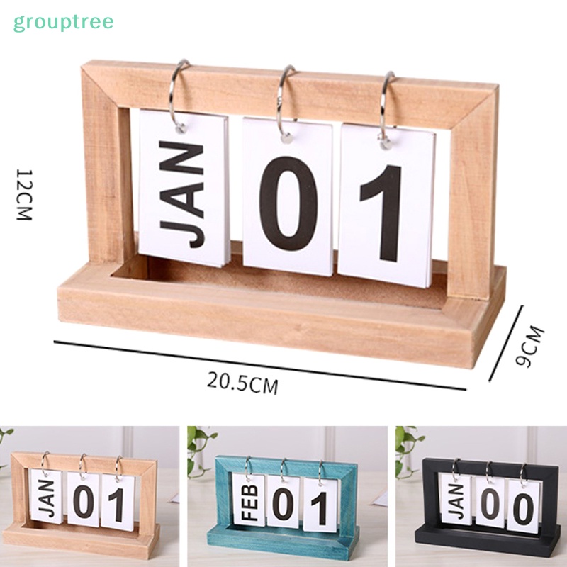 Lịch Để Bàn Nắp Lật Phong Cách vintage Trang Trí Quán Cà Phê