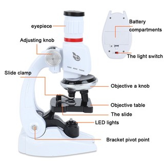 100X 400X 1200X MAGNIFICATION BASIC MICROSCOPE SCIENCE DISCOVERY EDUCATIONAL LEARNING STEM ADVANCE TOYS FOR CHILDREN