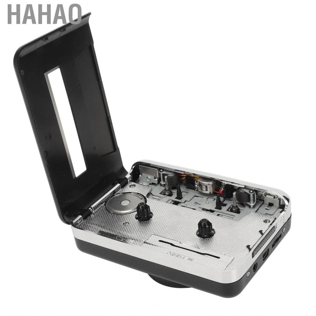 Hahao Cassette To MP3 Converter  Lightweight HiFi Stereo  Retro Multifunctional with Detachable Speaker for Home