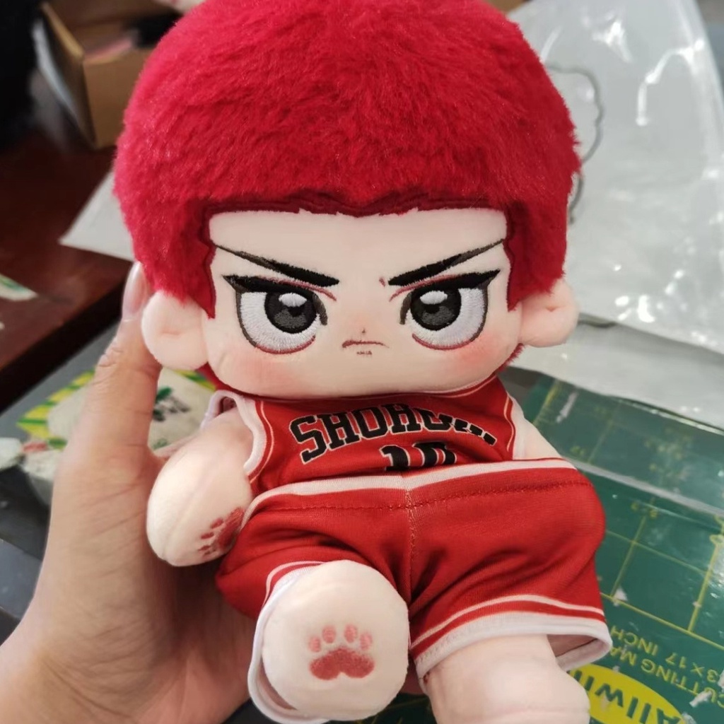 🌟🌠SLAM DUNK🌟🌠20 cm gấu bông SLAM DUNK nhân vật hoạt hình búp bê sang trọng nhồi bông SLAM DUNKSakuragi Hanamichi Rukawa Kaede nhân vật bông búp bê sang trọng
