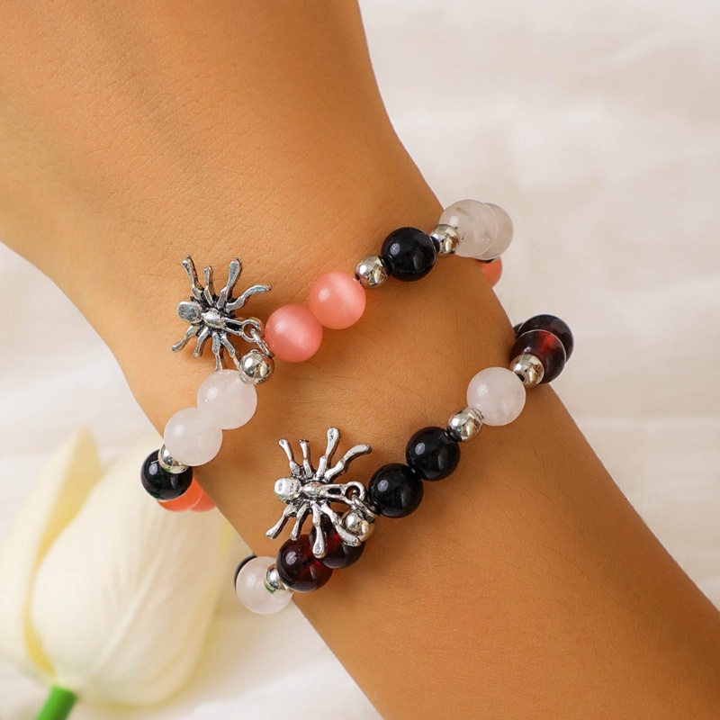 Set 2 Vòng Tay Hóa Trang Người Nhện Kinh Dị Cho Cặp Đôi