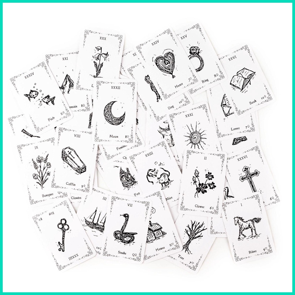 Bộ Bài tarot 36 Lá Phiên Bản Tiếng Anh Cho Người Mới Bắt Đầu
