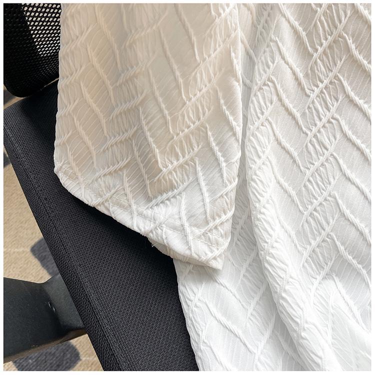 Áo Thun Tay Lỡ Dáng Rộng Vải Lụa Lạnh Thoải Mái Cho Nữ