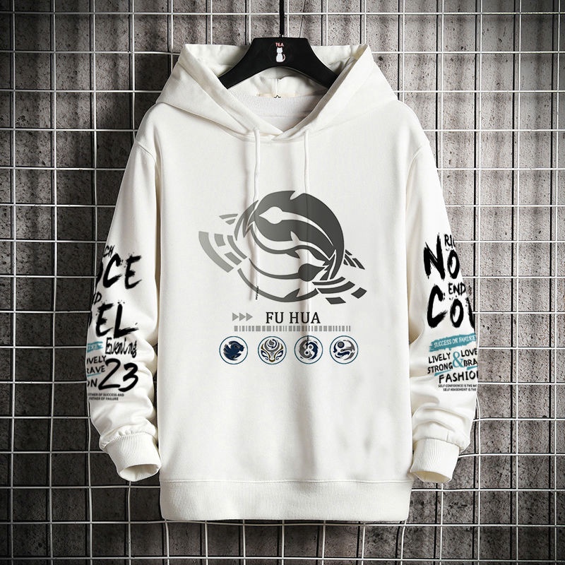 Bronya Hooded Sweatshirt Men's Student Youth Two-Dimensional Secondary Silver Wing Honkai Impact 3rd Peripheral Upper Clothes Man