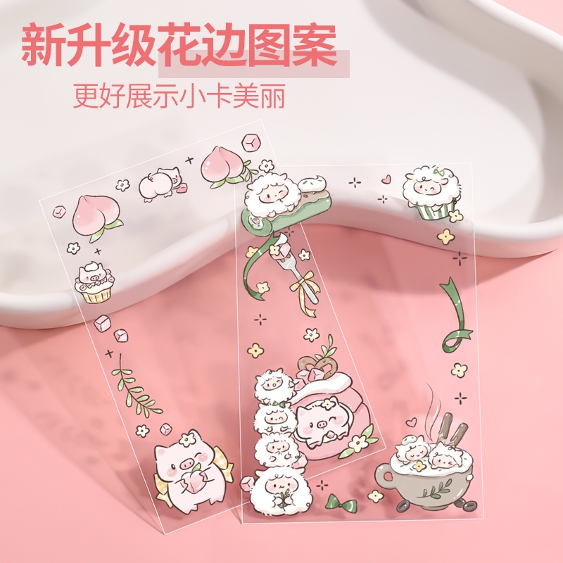 Ví Đựng Thẻ Hai Lớp Họa Tiết Ren Hình Mèo Dễ Thương Phong Cách Hàn Quốc