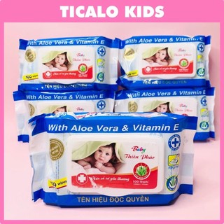 Khăn ướt Thiên Phúc gói 100 tờ