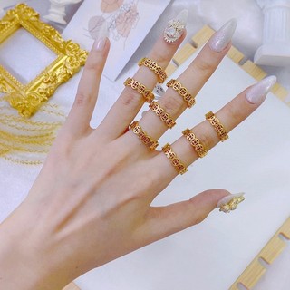 Nhẫn Bạc Ý Kim Tiền May Mắn