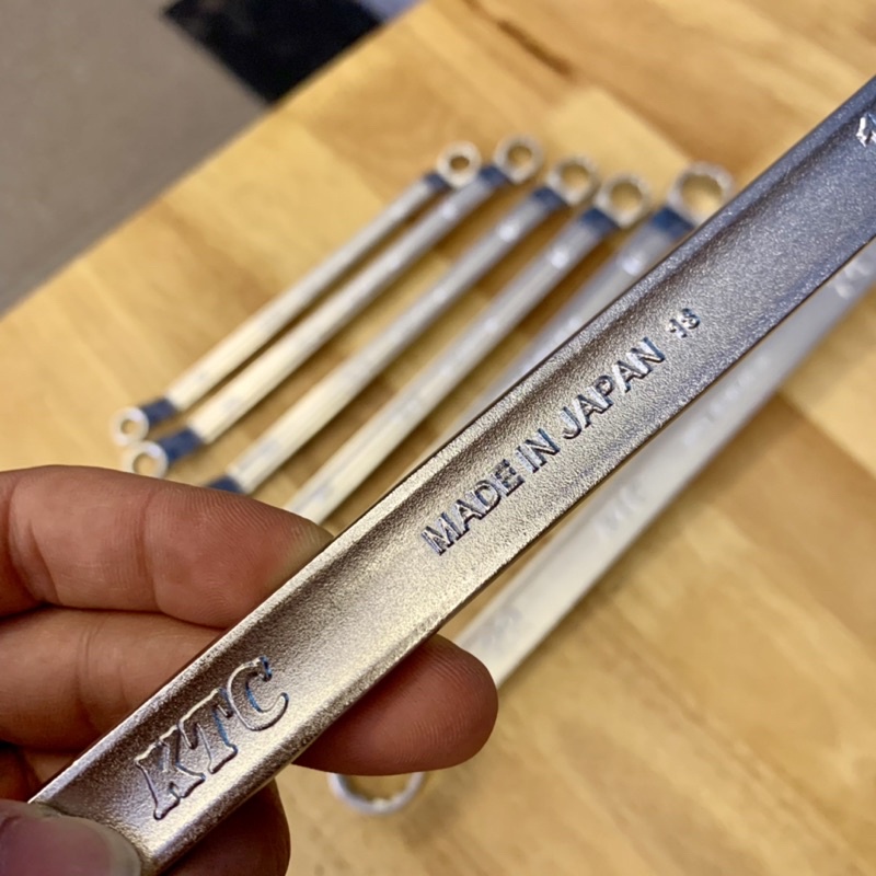 🎌Made in Japan🎌Cờ lê hai đầu tròng KTC Nhật - Bộ cờ lê nhật sử dụng trong hãng Yamaha và Honda VN