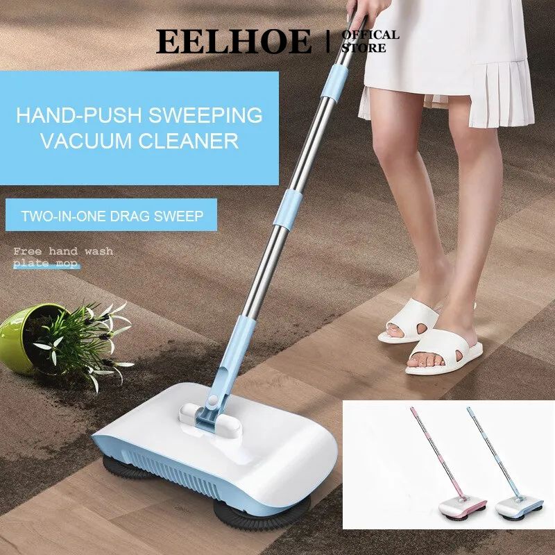 EELHOE Robot quét nhà cầm tay chổi quét rác Bộ chổi quét rác gia đình Máy làm sạch đa năng Máy hút bụi hình chổi miiki_vn