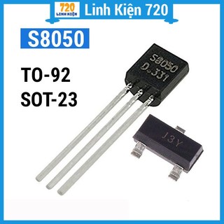 Bộ 10 s8050 transistor npn 40v 0.5a to-92 / sot-23