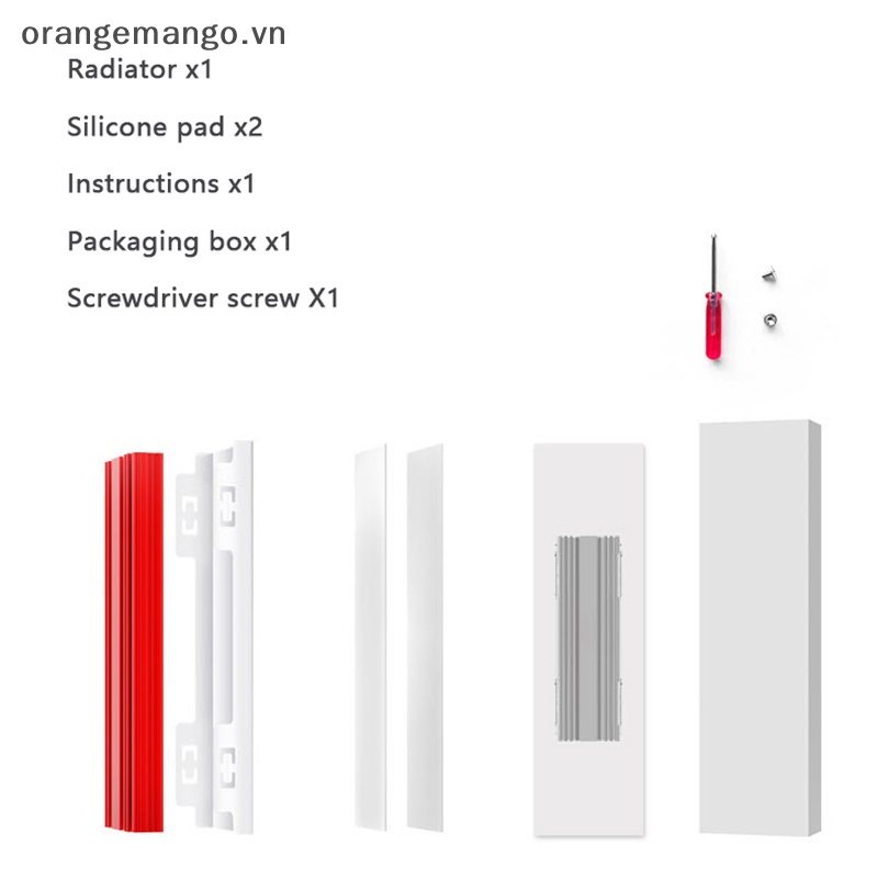 Orangemango m.2 ssd Làm Mát Bằng Hợp Kim Nhôm Hiệu Quả Cho ps5 pad vn
