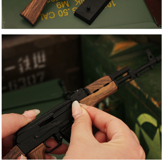 Xả hàng mô hình đồ chơi mini ak b41 47 tỷ lệ 1/3 csgo pubg free fire gtav - tunghondaGamer tặng kèm xe