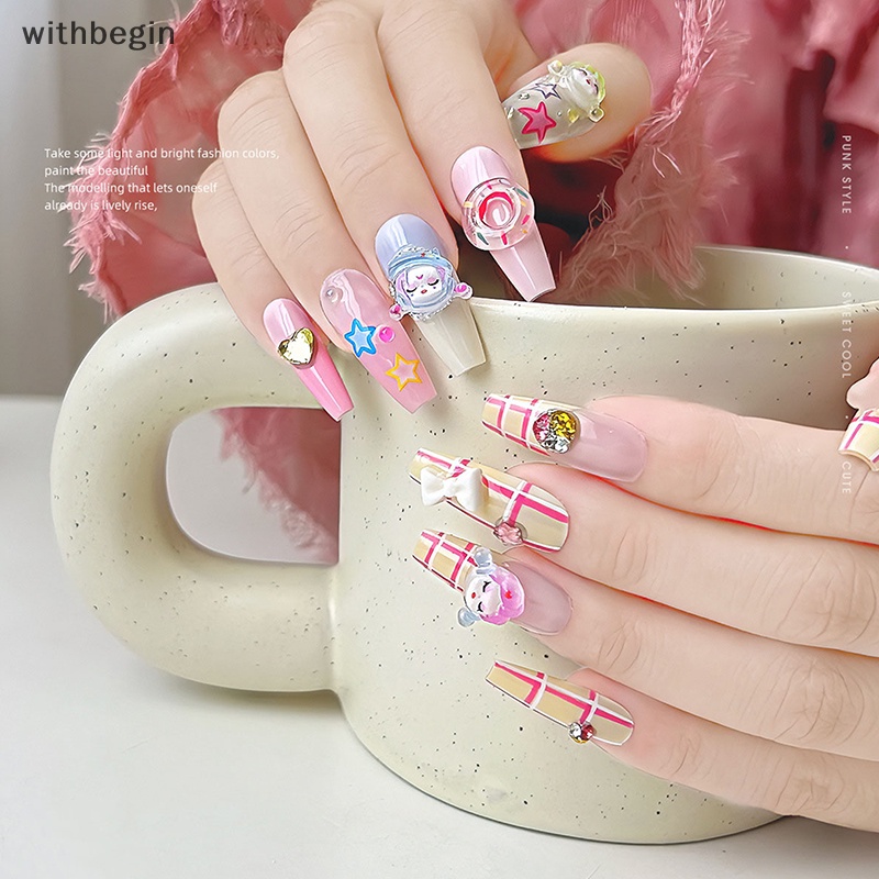 Bộ 30 Phụ Kiện Trang Trí Móng Tay 3d Hình Cô Gái Dễ Thương diy