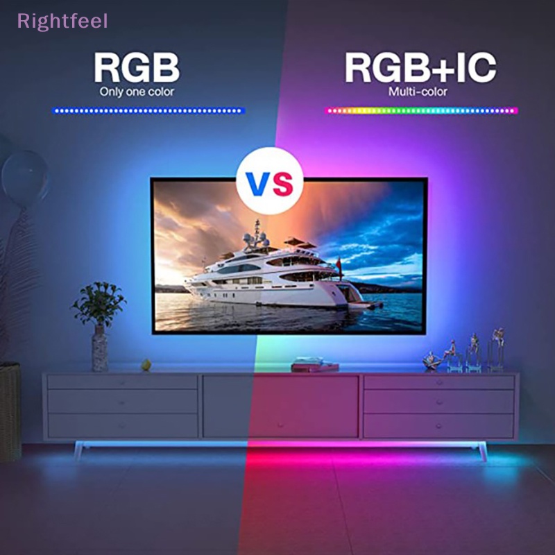 Dây Đèn led rgb Dài 3 / 5m Đổi Màu Có Điều Khiển Từ Xa Bằng Ứng Dụng Điện Thoại Thông Minh Trang Trí Nhà Cửa Mới