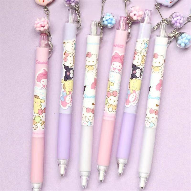 Set 3 Bút Chì Nhựa acrylic sanrio cinnamoroll mymelody kuromi Hoạt Hình Dễ Thương Làm Quà Tặng Cho Bé
