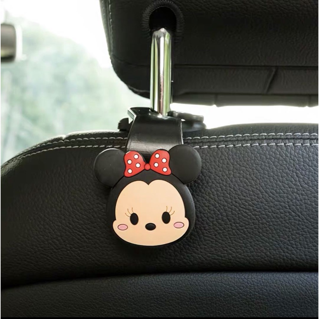 Móc Treo Đồ Hoạt Hình Gắn Sau Ghế Xe Hơi Tiện Lợi