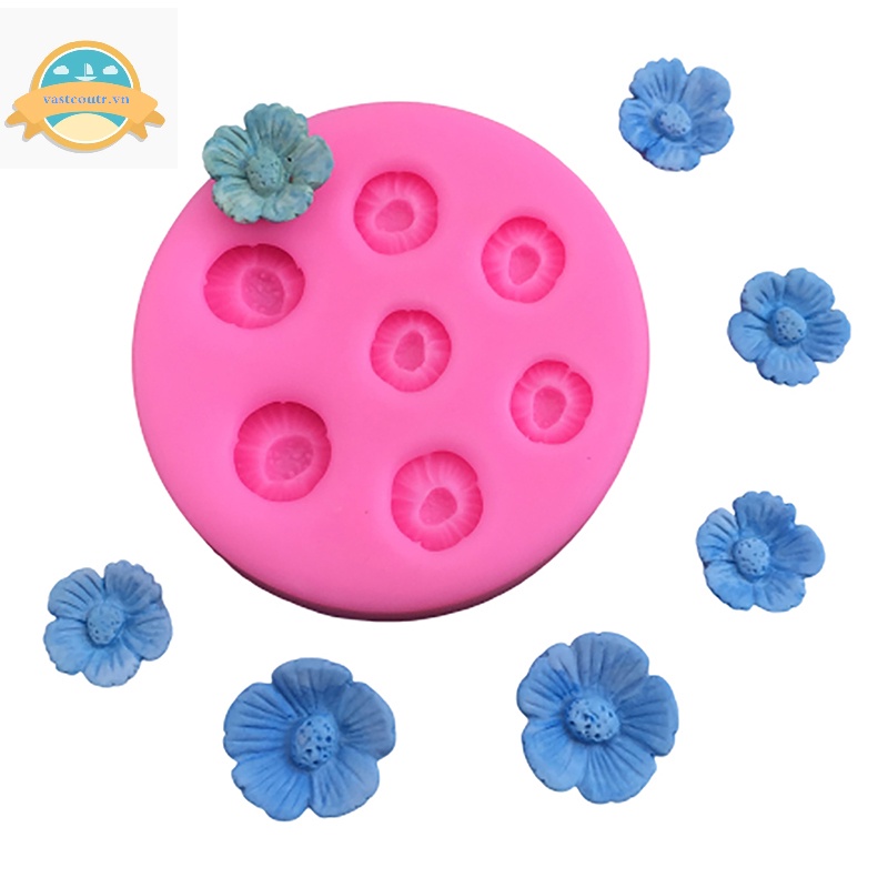 1 Khuôn Silicon Làm Bánh Kẹo Hình Hoa Anh Đào diy vn