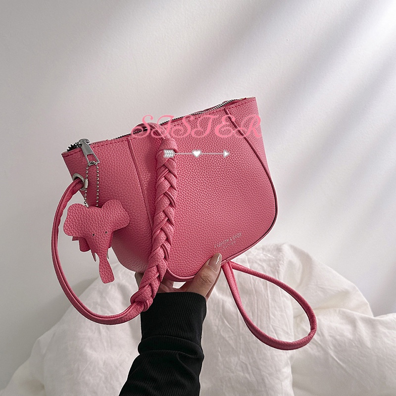 SISTER túi xách nữ túi đeo chéo 2023NEW Vintage Thời trang Cute THỂ THAO GDJ2300IND 41Z231010