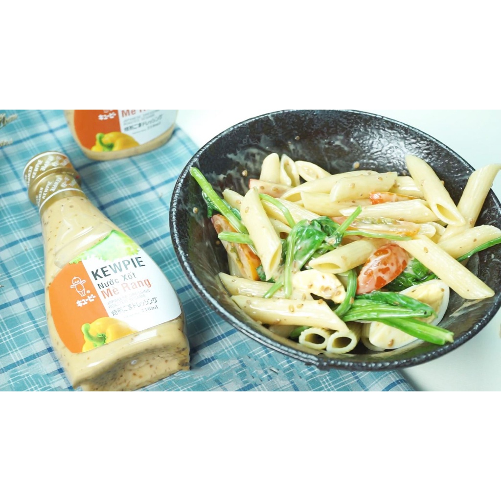 Sốt Mè Rang, Nước Sốt Mè Rang Kewpie Chai 180ML/210ML/500ML, Sốt Mè Rang Hữu Cơ Dùng Chấm, Trộn Salad,..