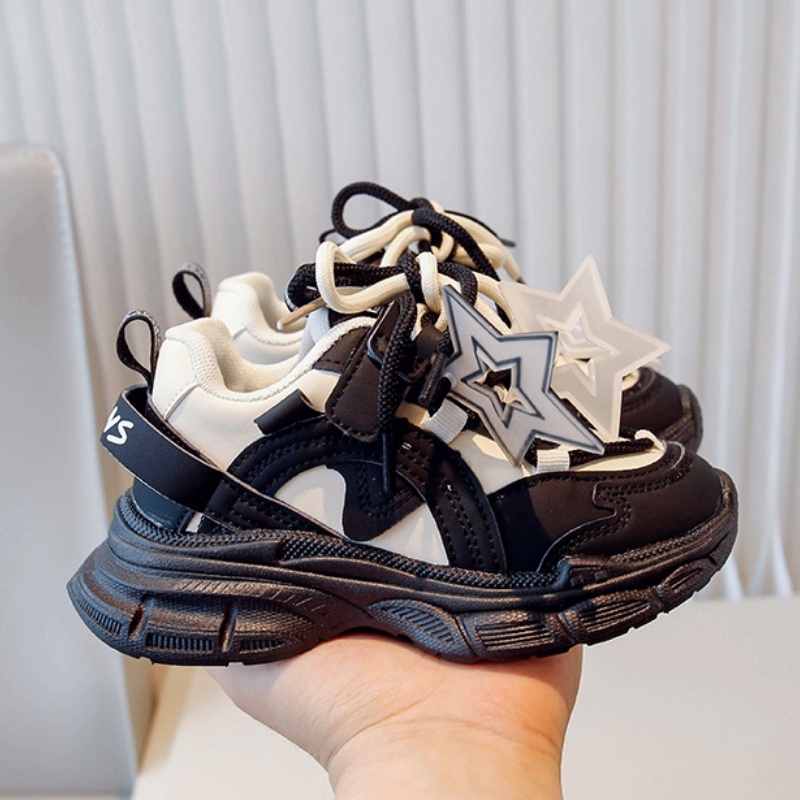 Giày Thể Thao Họa Tiết Ngôi Sao Thời Trang Cho Bé Gái